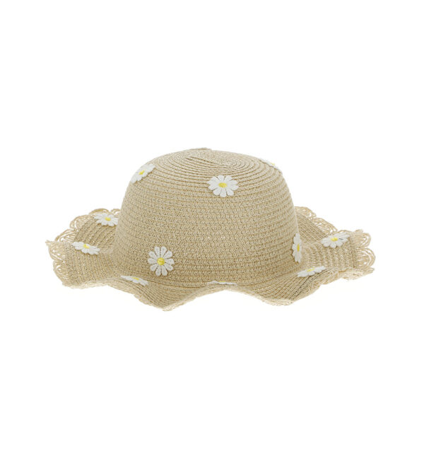 Basico spring baby girl straw hat – Image 4