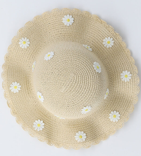 Basico spring baby girl straw hat – Image 6