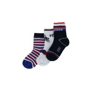 Basico spring baby boy short tri-pack socks 2