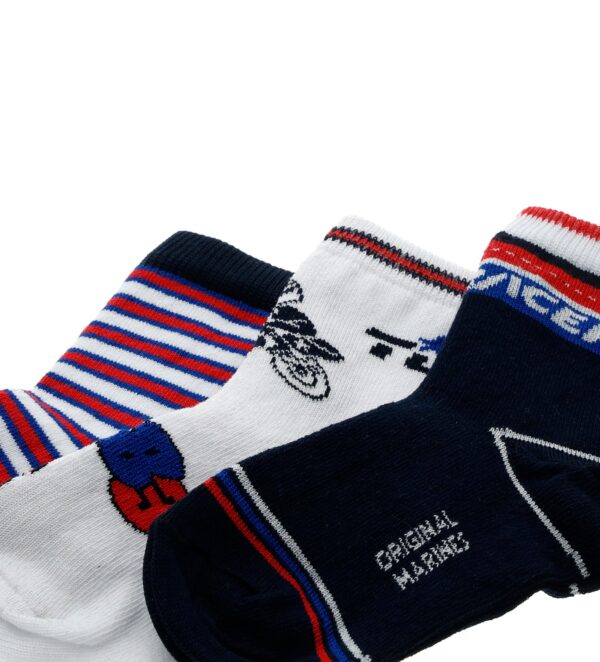 Basico spring baby boy short tri-pack socks 2 – Image 2