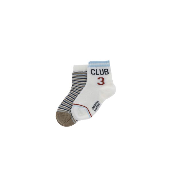 Basico spring baby boy short bi-pack socks
