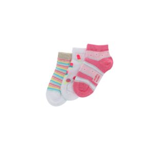 Basico spring girl tri-pack sneakers socks 5