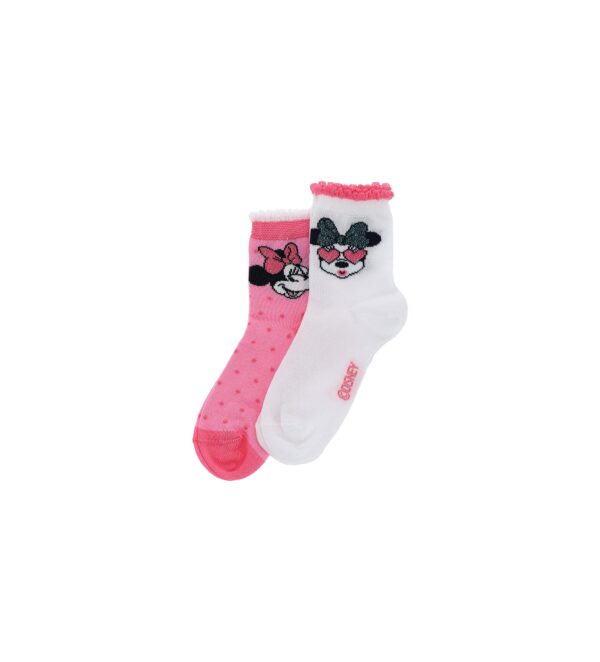 Basico spring girl bi-pack dinsey socks