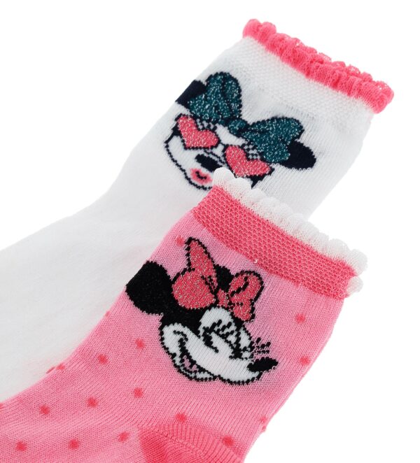 Basico spring girl bi-pack dinsey socks – Image 2