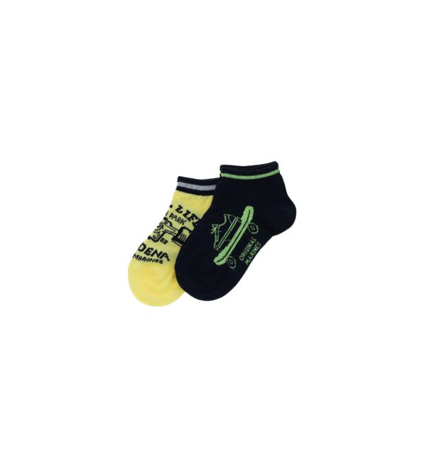 Basico spring boy bi-pack sneakers socks 1