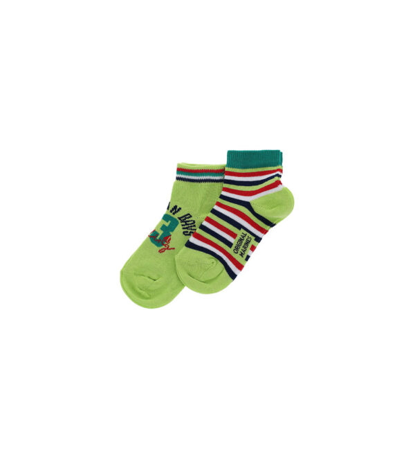 Basico spring boy bi-pack sneakers socks 2