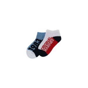 Basico Spring Boy Bi-Pack Sneakers Socks