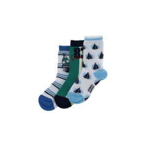 Basico Spring Boy Short Tri-Pack Socks 3