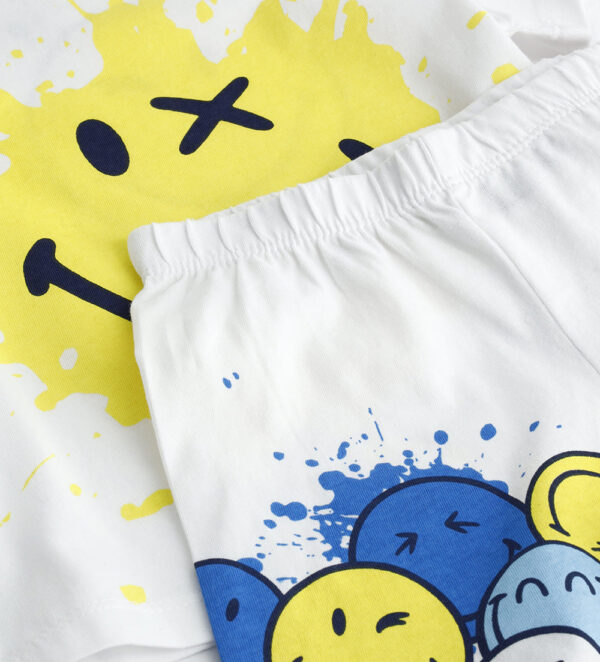 Good night baby boy smiley short pajamas 1 – Image 3