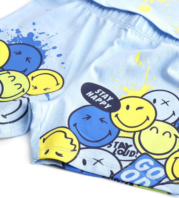 Good night baby boy smiley short pajamas 1 – Image 8