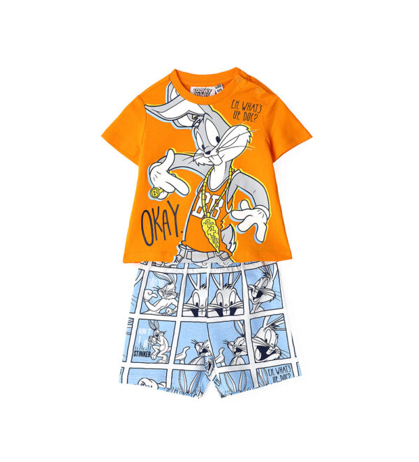 Good night baby boy pajamas looney tunes bugs bunny