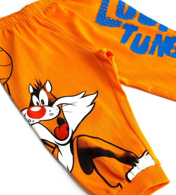 Good night baby boy long pajamas looney tunes taz – Image 3