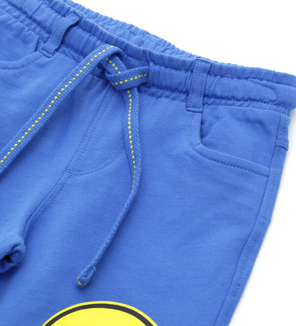 Indigo varsity baby boy smiley trousers – Image 8
