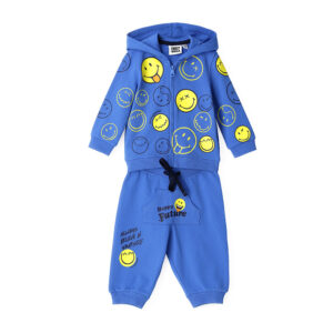 Indigo varsity baby boy smiley jumpsuit
