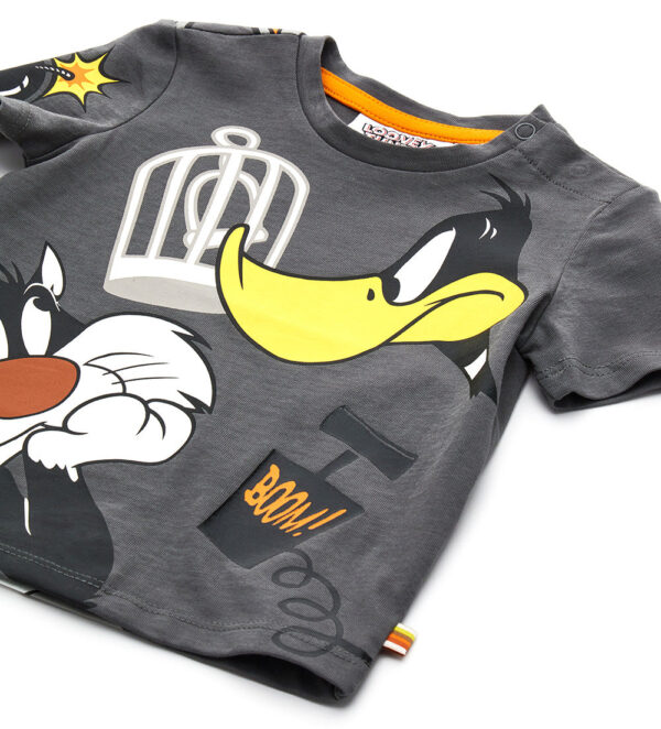 Sunny sunday baby boy looney tunes t-shirt – Image 11