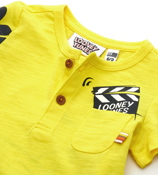 Sunny sunday baby boy looney tunes seraph t-shirt – Image 3