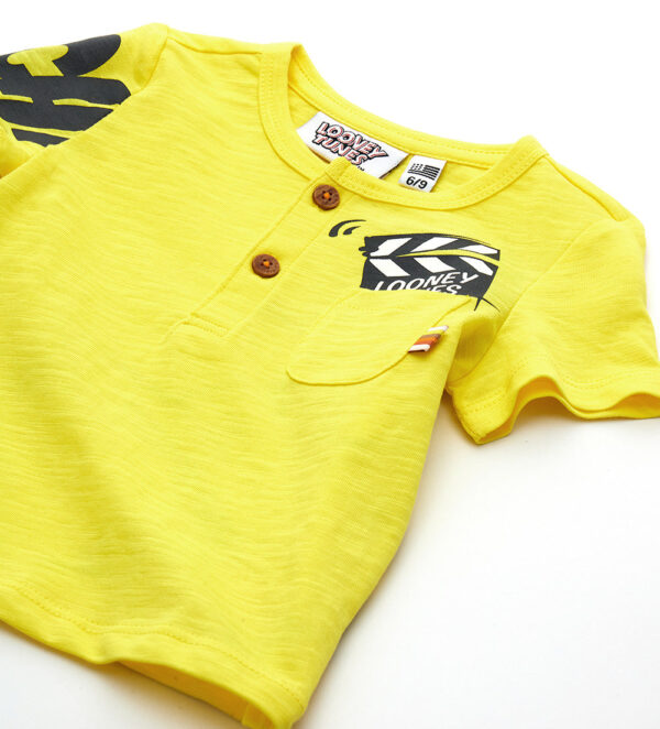 Sunny sunday baby boy looney tunes seraph t-shirt – Image 2