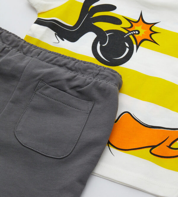 Sunny sunday baby boy looney tunes 2 piece set – Image 3