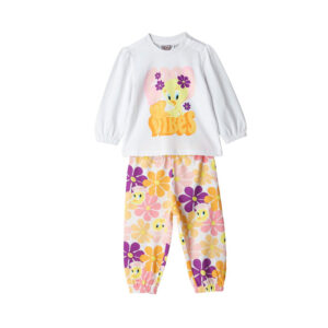 Good night baby girl looney tunes tweety long pajamas