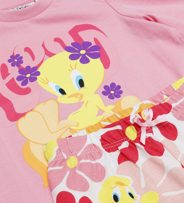 Good night baby girl looney tunes tweety long pajamas – Image 5