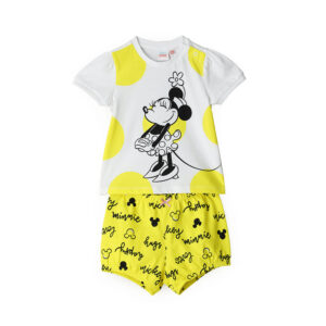 Good night baby girl disney minnie short pajamas 1