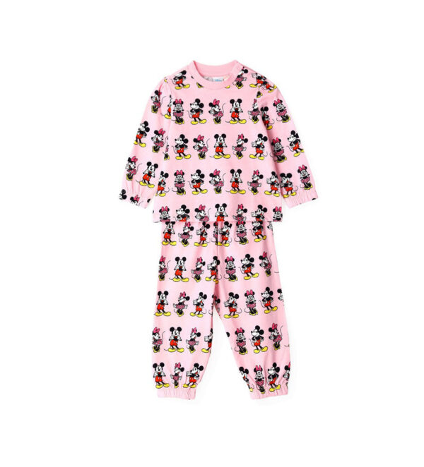 Good night baby girl long pajamas disney minnie&mickey – Image 3