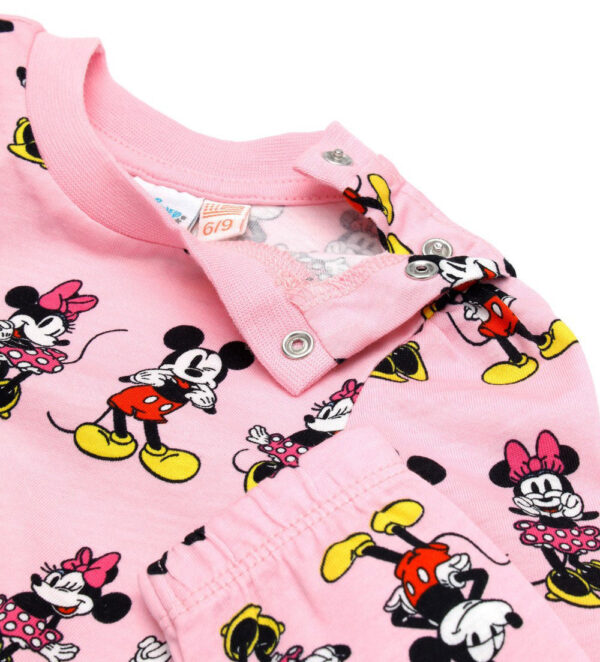 Good night baby girl long pajamas disney minnie&mickey – Image 4