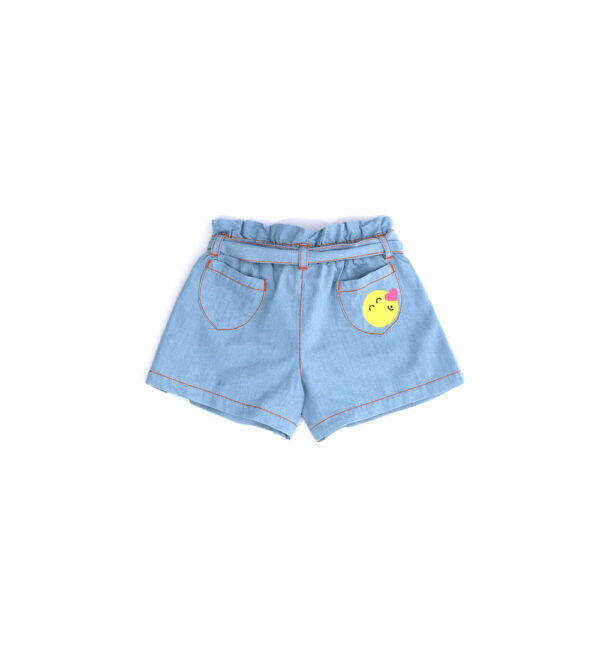 Jolla beach baby girl smiley shorts – Image 4
