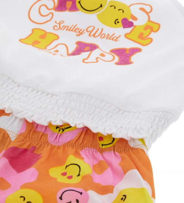 Jolla beach baby girl smiley set: cantotta and shorts – Image 2