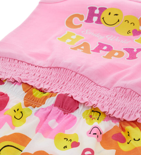 Jolla beach baby girl smiley set: cantotta and shorts – Image 4