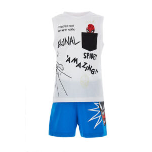 Good night boy marvel spiderman short pajamas 1