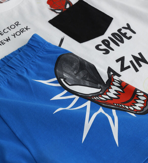 Good night boy marvel spiderman short pajamas 1 – Image 3