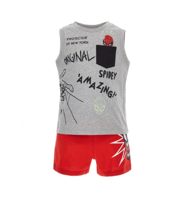 Good night boy marvel spiderman short pajamas 1 – Image 4