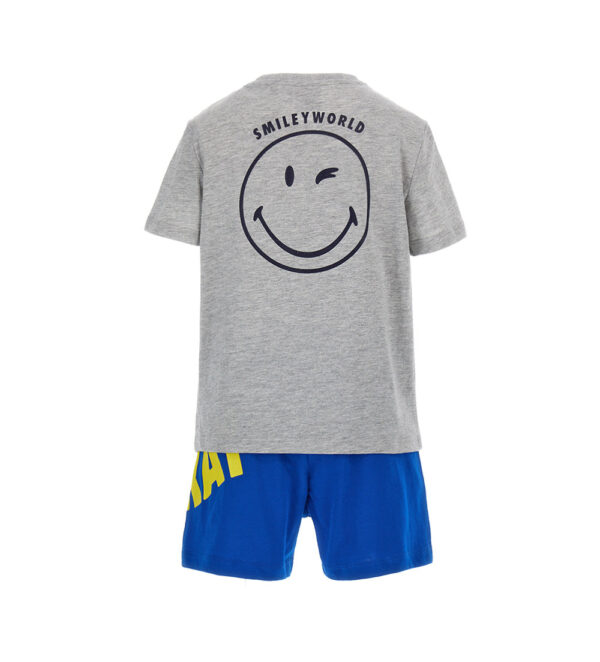 Good night boy short pajamas in smiley cotton – Image 11