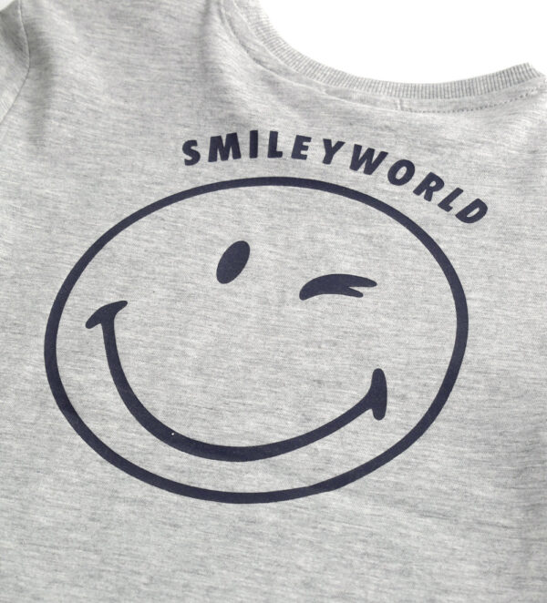 Good night boy short pajamas in smiley cotton – Image 9
