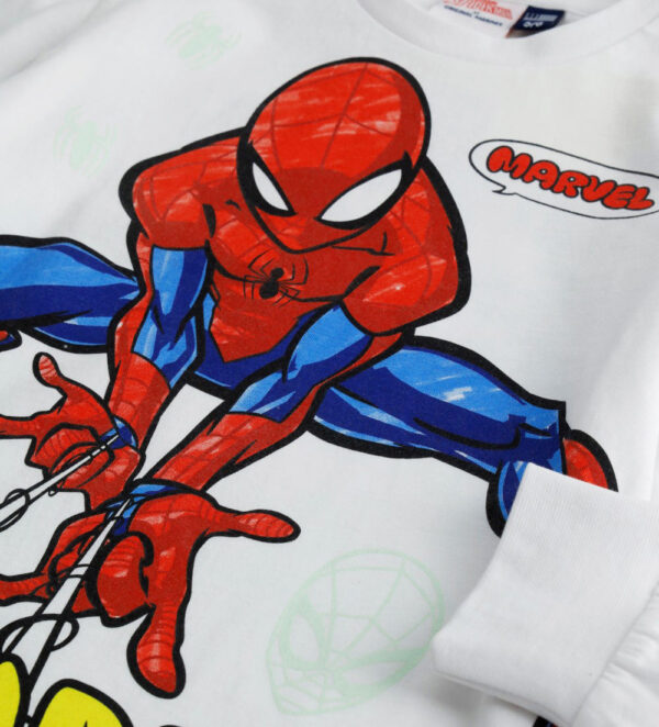 Good night boy marvel spiderman short pajamas 2 – Image 2
