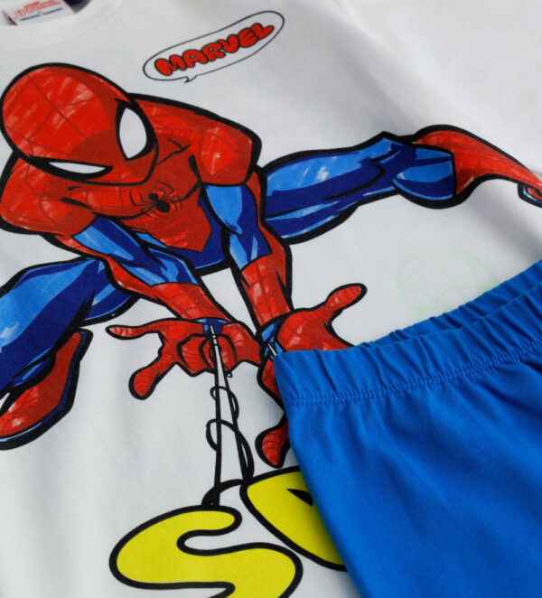 Good night boy marvel spiderman short pajamas 2 – Image 3