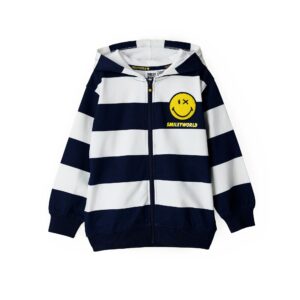 The Worker Boy Smiley Striped Sweatshirt