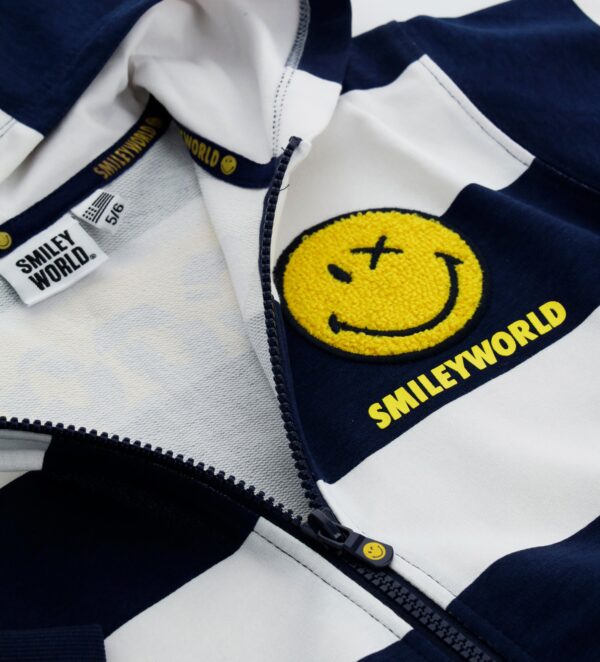 The Worker Boy Smiley Striped Sweatshirt – Image 4
