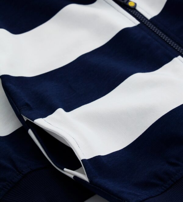 The Worker Boy Smiley Striped Sweatshirt – Image 3