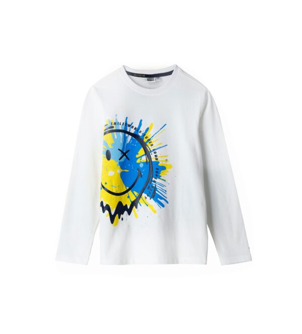 The Worker Boy Long Sleeve Smiley T-Shirt – Image 9