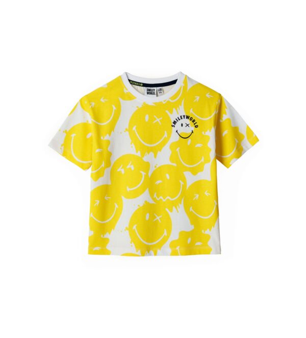 The worker boy smiley t-shirt with prints