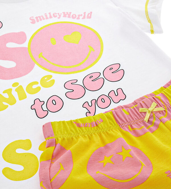 Good night girl smiley short pajamas 3 – Image 3