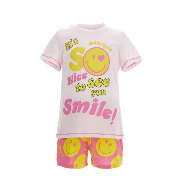 Good night girl smiley short pajamas 3 – Image 4