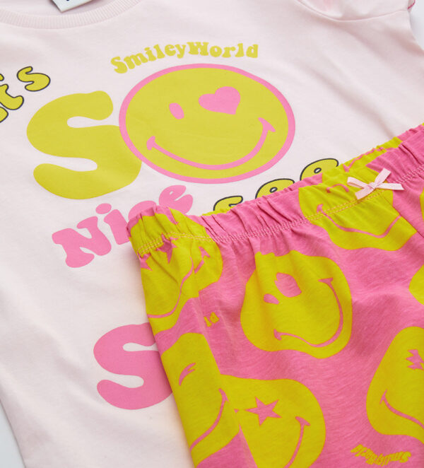 Good night girl smiley short pajamas 3 – Image 6