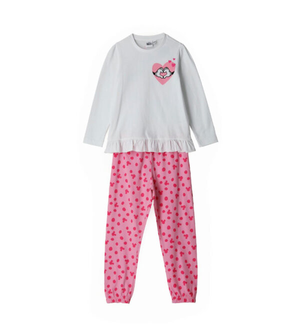 Good night girl disney pajamas minnie & mickey