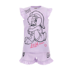 Good night girl looney tunes short pajamas