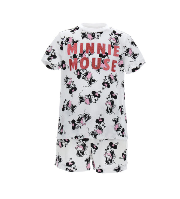 Good night girl disney minnie short pajamas 2