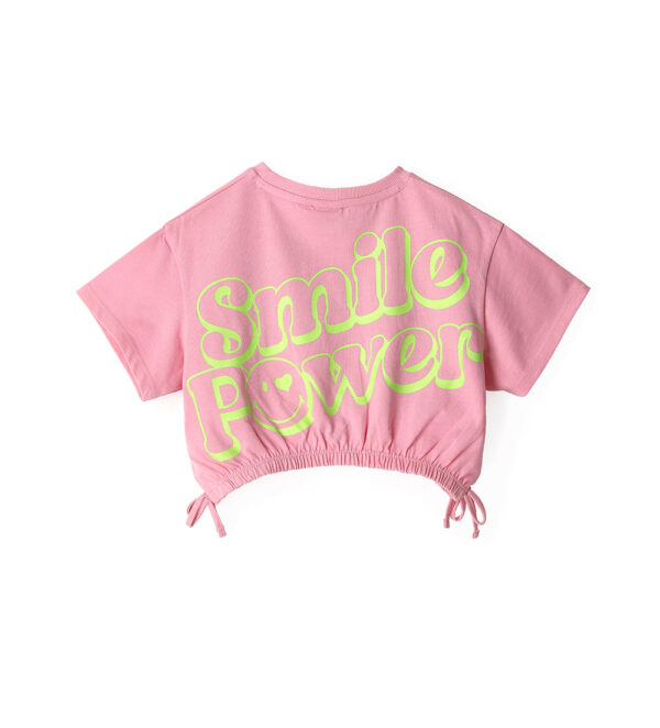 Active girl short smiley t-shirt – Image 12