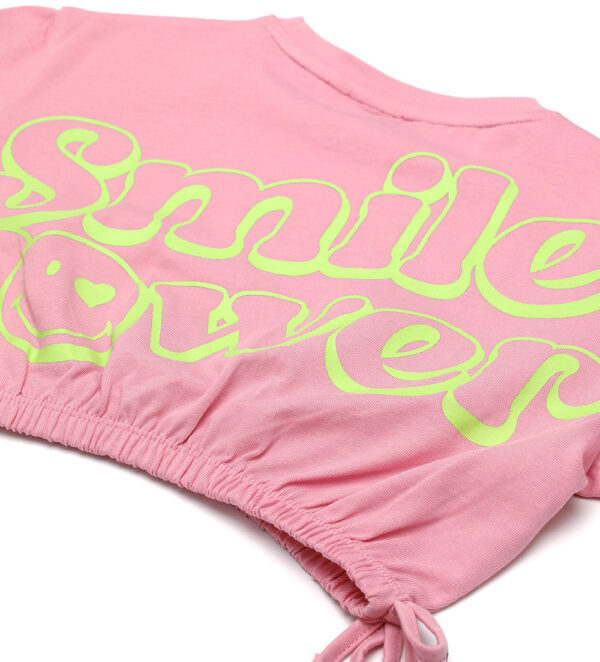 Active girl short smiley t-shirt – Image 13